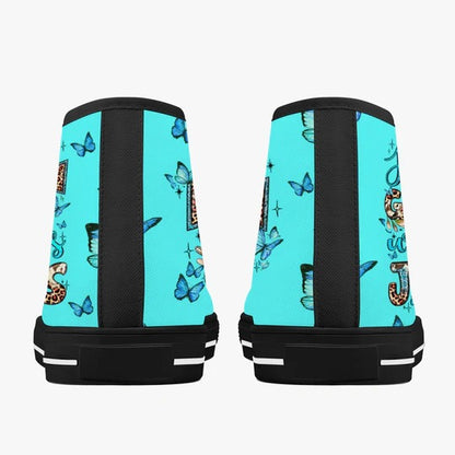 Cowgic Just A Girl Who Loves Jesus High Top Canvas Shoes