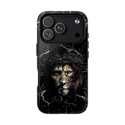 Cowgic Jesus Lion Face Magnetic Phone Case