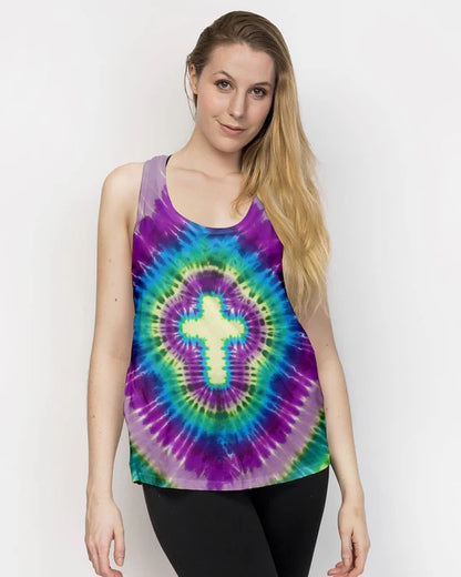 Cowgic Cross Tie Dye Women's All Over Print Shirt