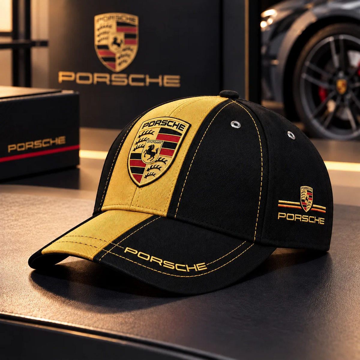 Porsche Baseball Cap v4 – 3D Printed Sports Hat