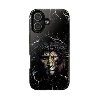 Cowgic Jesus Lion Face Magnetic Phone Case