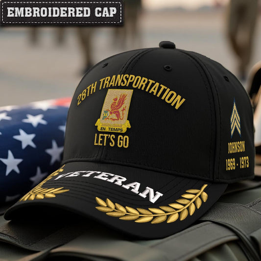 Cowgic U.S. Army 40th Armored Division Embroidered Classic Structured Cap - Embroidered Cap for Veterans