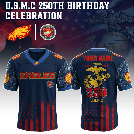 Philadelphia Eagles x US USMC 250th Birthday Editions Limited Jersey
