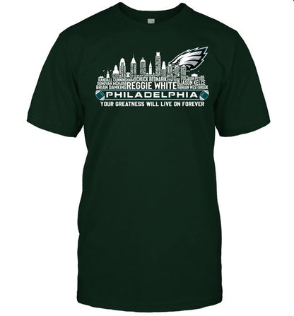 Philadelphia Eagles Football V17 T- Shirt Gildan 5000, Sweatshirt & Hoodie