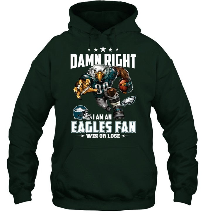 Philadelphia Eagles Football V4 T- Shirt Gildan 5000, Sweatshirt & Hoodie