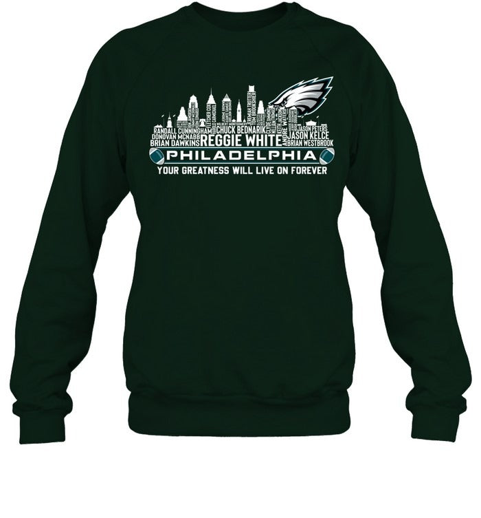 Philadelphia Eagles Football V17 T- Shirt Gildan 5000, Sweatshirt & Hoodie