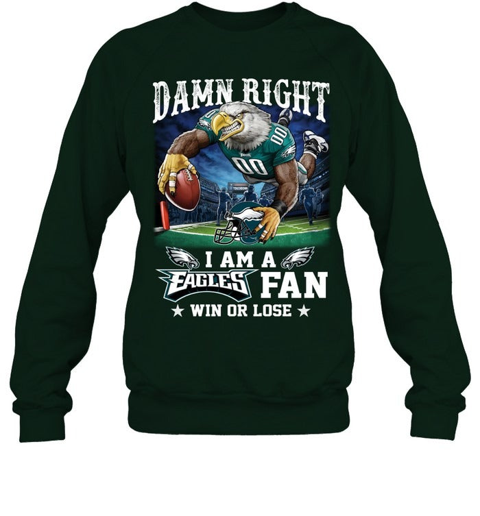 Philadelphia Eagles Football V3 T- Shirt Gildan 5000, Sweatshirt & Hoodie