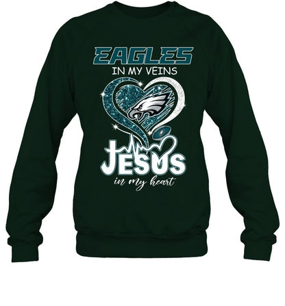 Philadelphia Eagles Football V2 T- Shirt Gildan 5000, Sweatshirt & Hoodie