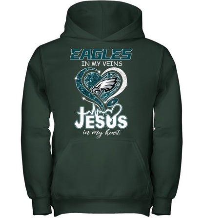 Philadelphia Eagles Football V2 T- Shirt Gildan 5000, Sweatshirt & Hoodie