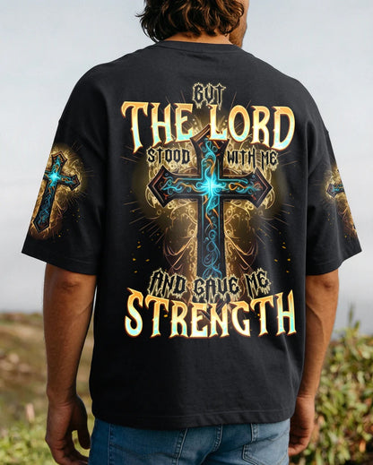 Cowgic Lord Stood With Me Men's All Over Print Shirt