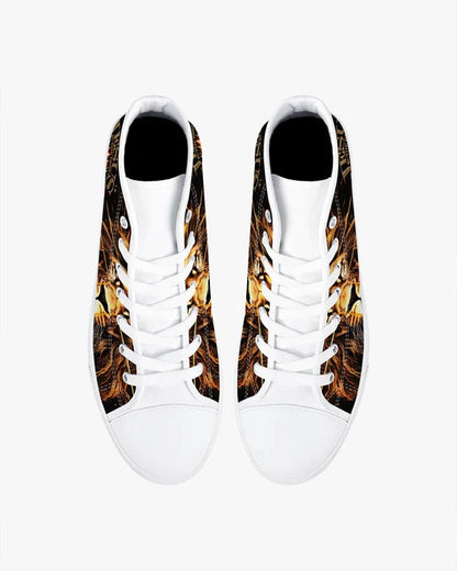 Cowgic Jesus Is The Best Lion High Top Canvas Shoes