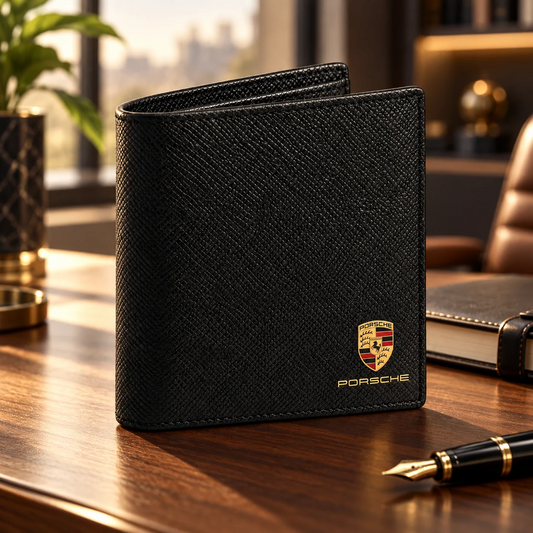 Porsche Vertical Classic Leather Wallet