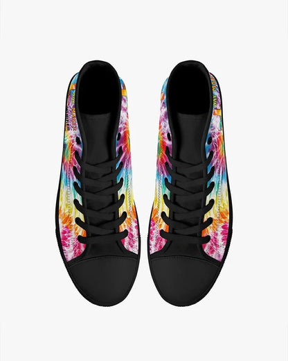 Cowgic Promise Keeper Light In The Darkness Tie Dye High Top Canvas Shoes