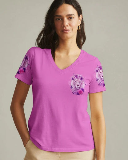 Cowgic A Child Of God Lion Women's All Over Print Shirt