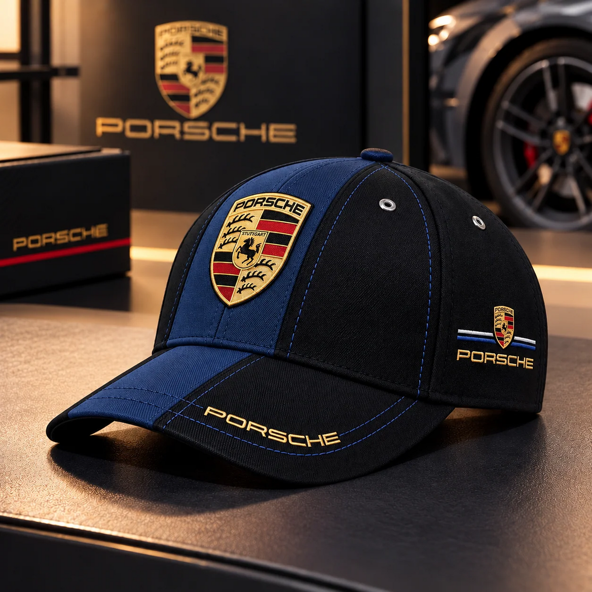 Porsche Baseball Cap v4 – 3D Printed Sports Hat