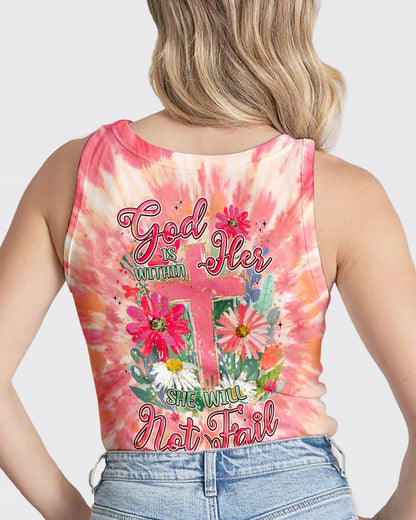 Cowgic God Is Within Her She Will Not Fail All Over Print Shirt
