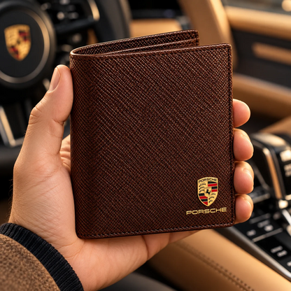 Porsche Vertical Classic Leather Wallet