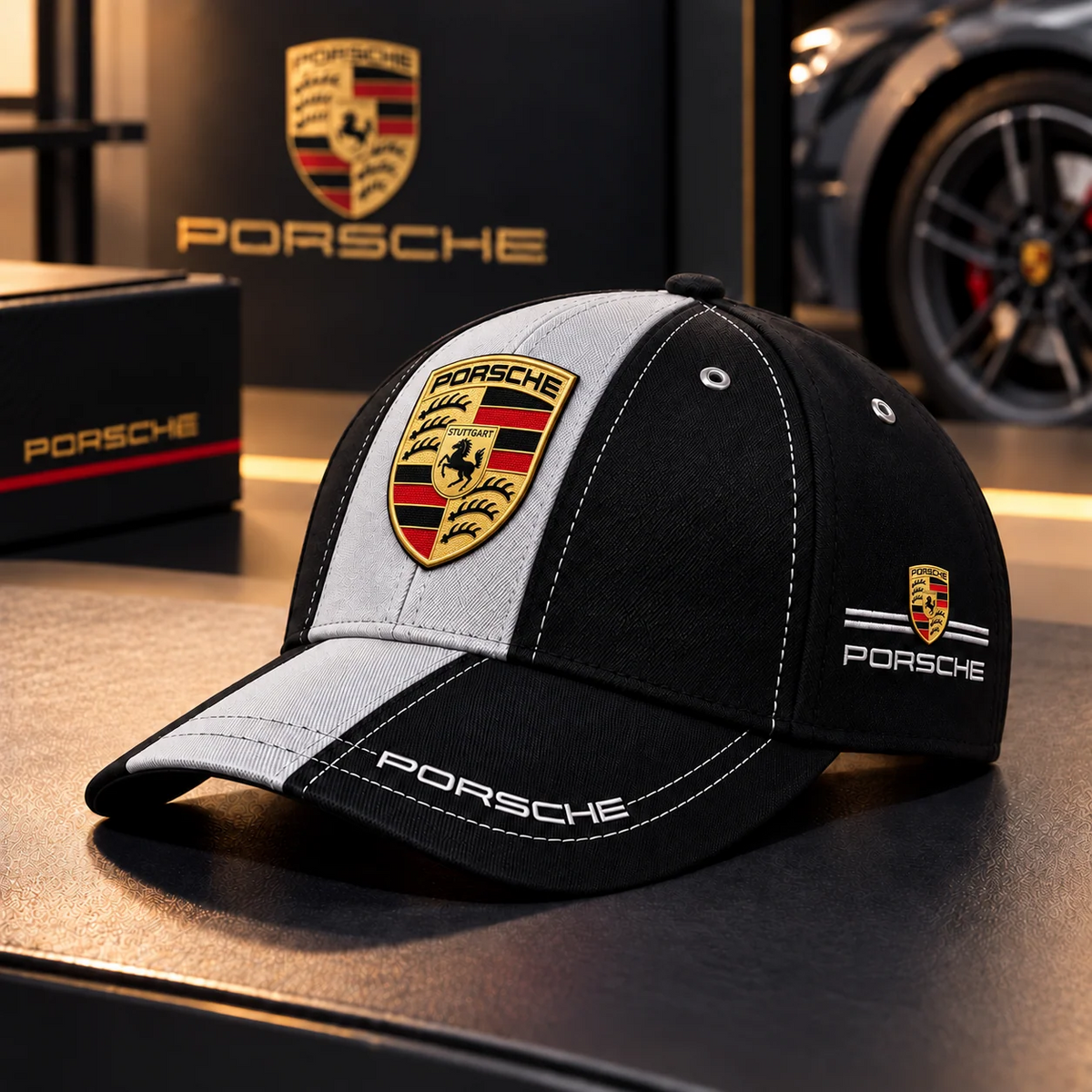 Porsche Baseball Cap v4 – 3D Printed Sports Hat