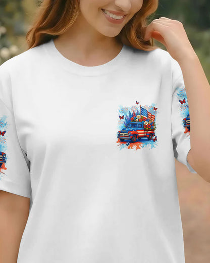 Cowgic Jesus Take The Wheel Women's All Over Print Shirt